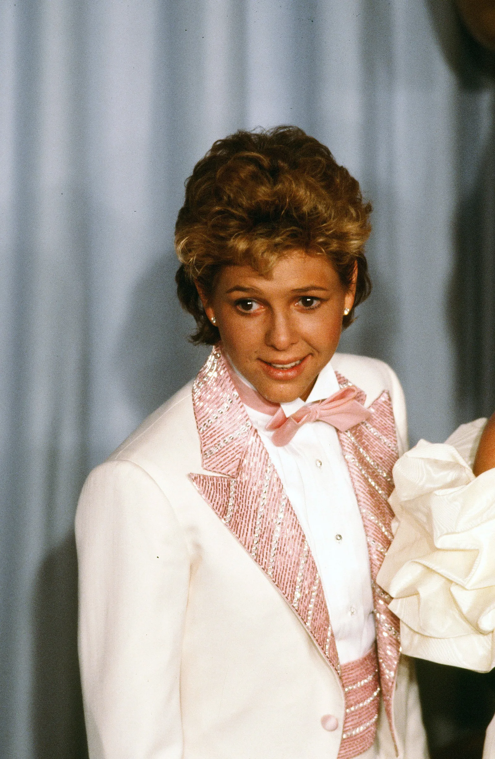 Kristy McNichol was on the verge of a breakdown. In this photo, she posed backstage during the Academy Awards at the Dorothy Chandler Pavilion in Los Angeles, California, on April 11, 1983.