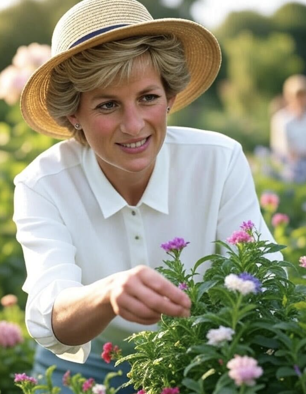 An Al-generated image of what Diana, Princess of Wales, could have looked like today.
