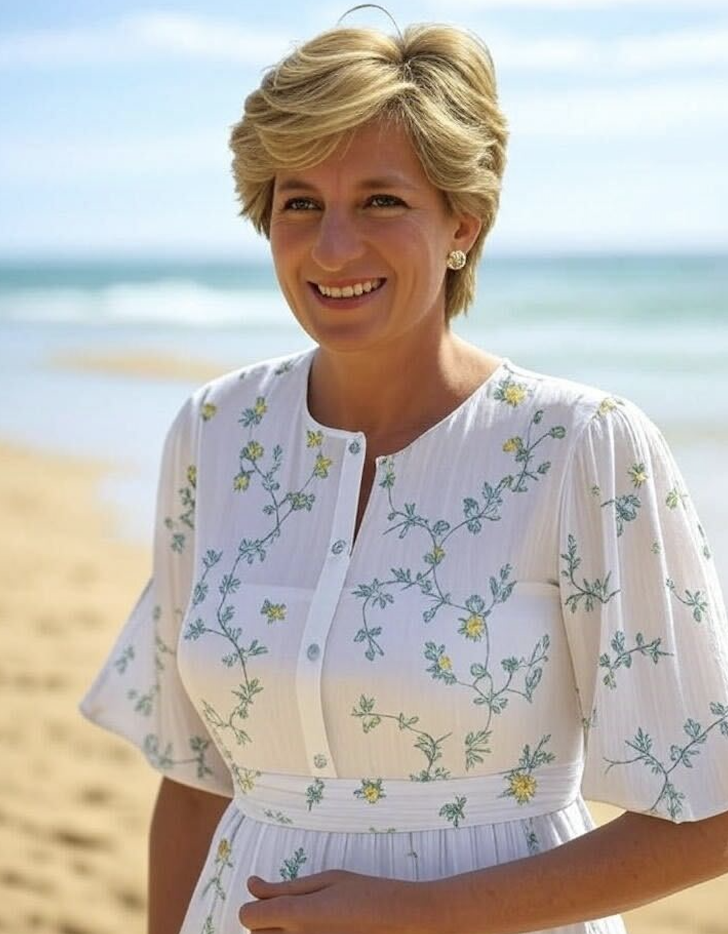 An Al-generated image of what Diana, Princess of Wales, could have looked like today.