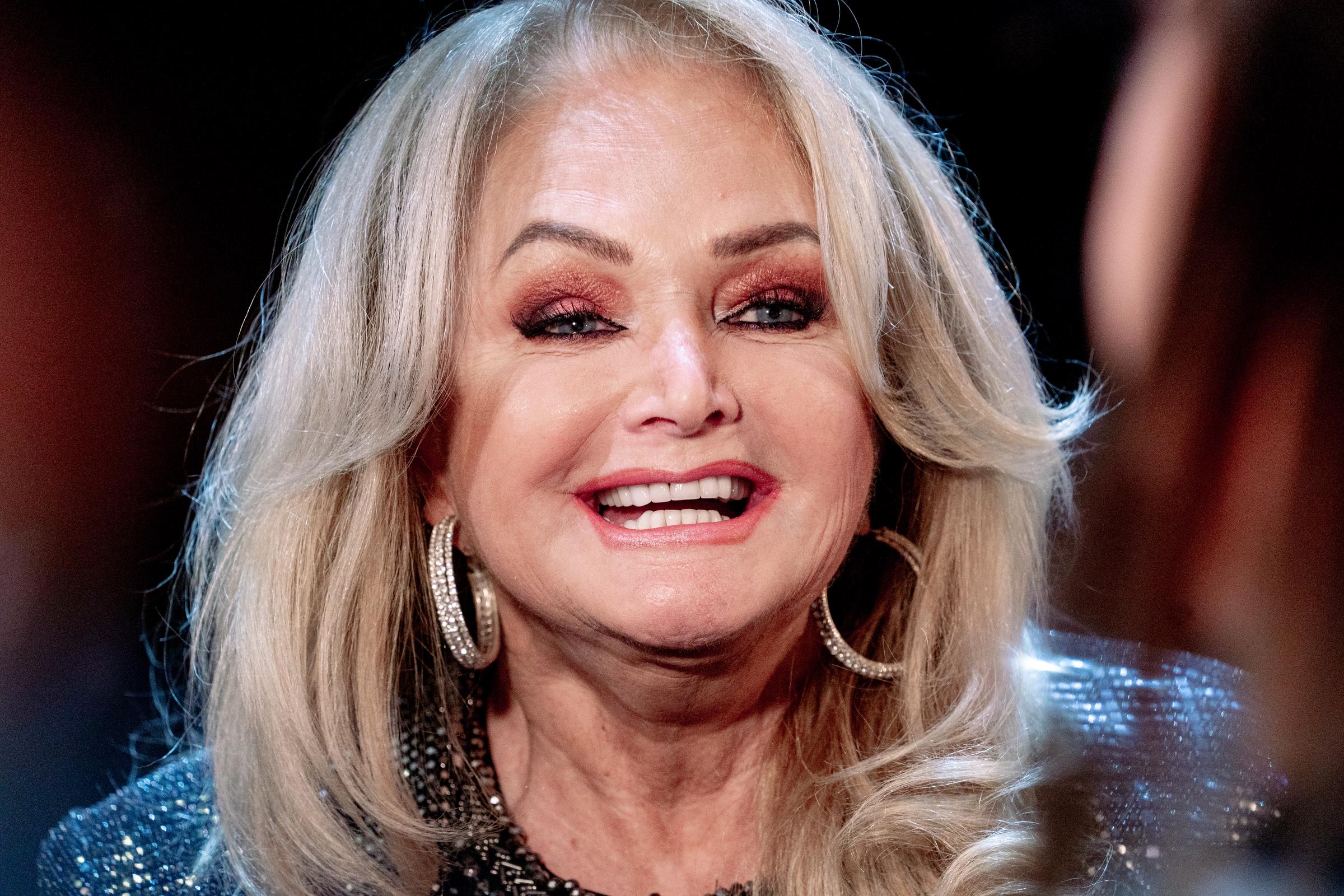 Bonnie Tyler attends the Bonnie Tyler photocall "25 Jahre Tanz der Vampire" at Palladium Theater Stuttgart on October 12, 2022 in Stuttgart, Germany