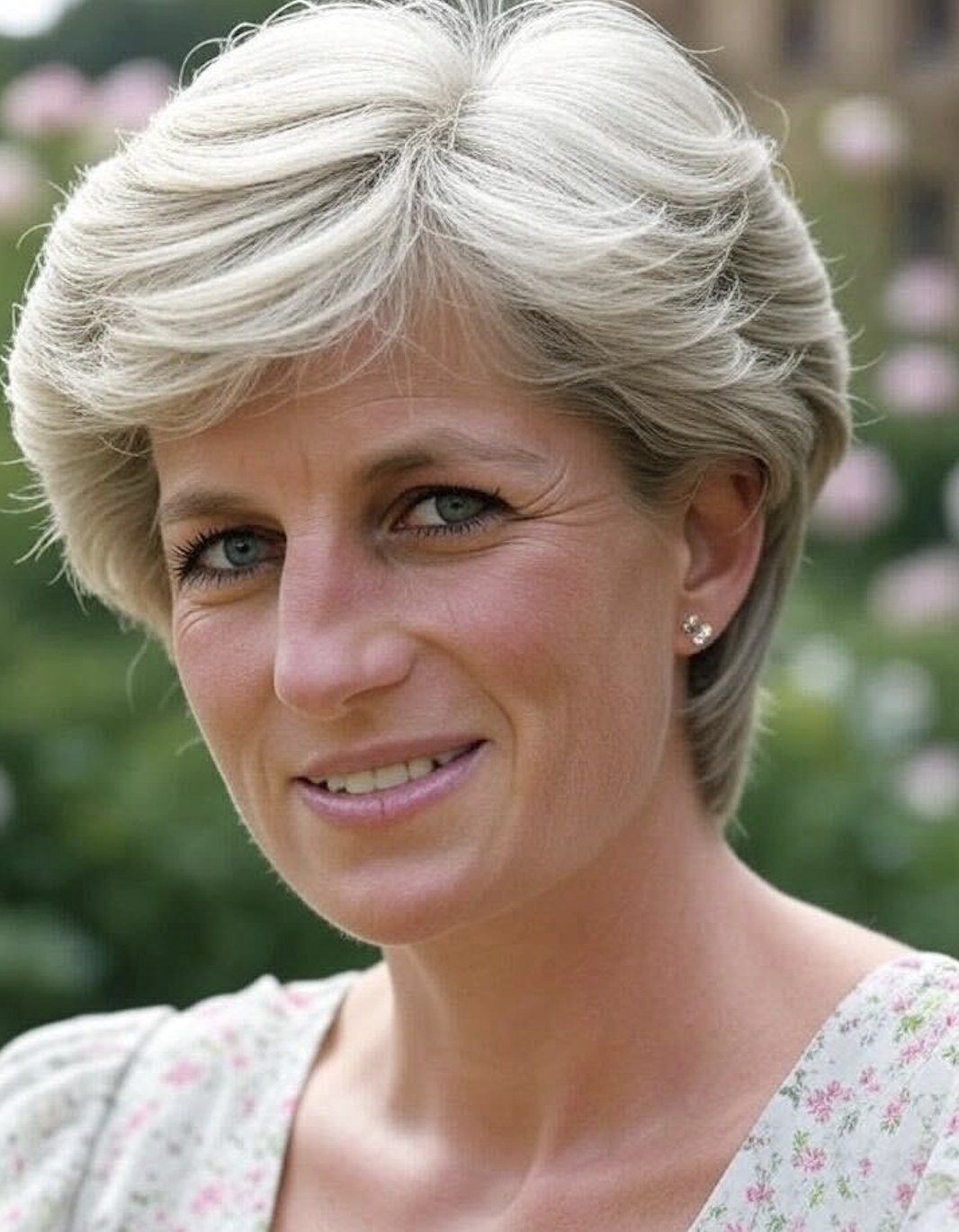 An Al-generated image of what Diana, Princess of Wales, could have looked like today.