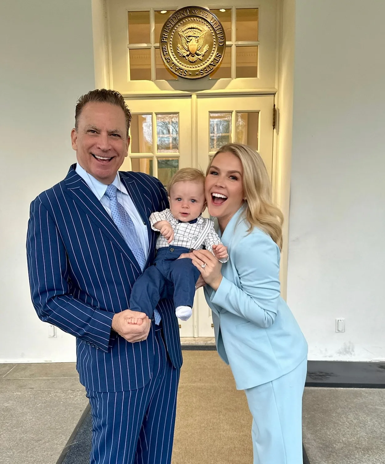 Leavitt's family remained closely woven into her public life as her profile in Washington grew. Her decision to leave the podium now marks a notable shift toward prioritizing time with her husband and two young children.