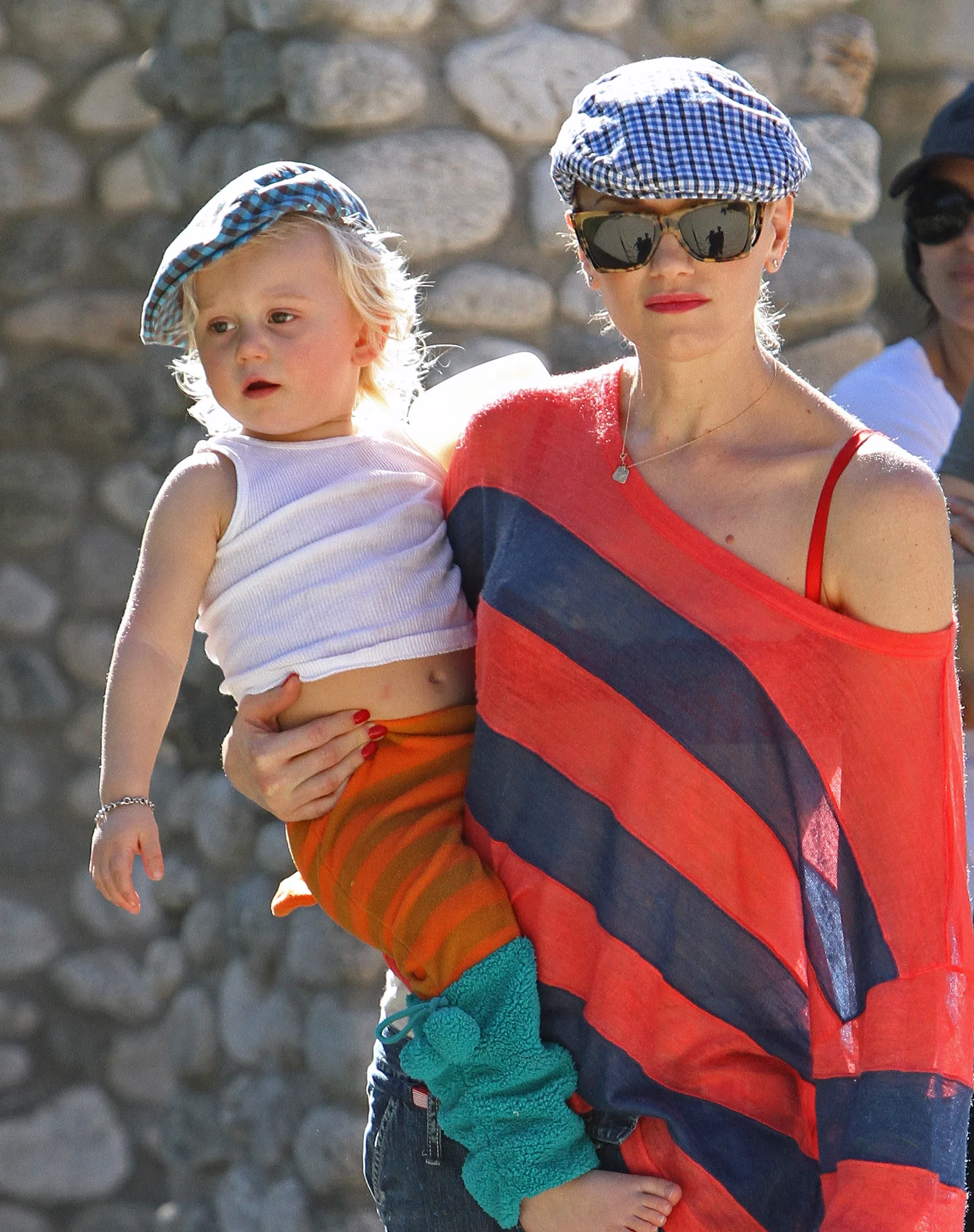 Gwen Stefani enjoyed a casual day out with her son Zuma Rossdale. In this photo, they were seen spending time together on January 17, 2011, in Los Angeles, California.