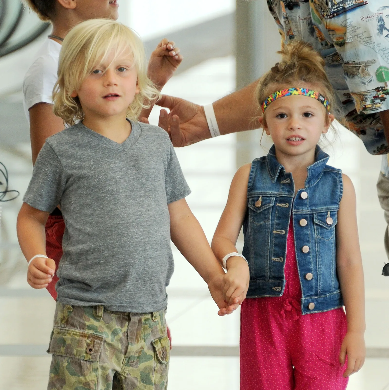 Zuma Rossdale attended the Elizabeth Glaser Pediatric AIDS Foundation's 24th Annual "A Time For Heroes" at Century Park on June 2, 2013, in Los Angeles, California, alongside Gwen Stefani's goddaughter, Stella Stefani.