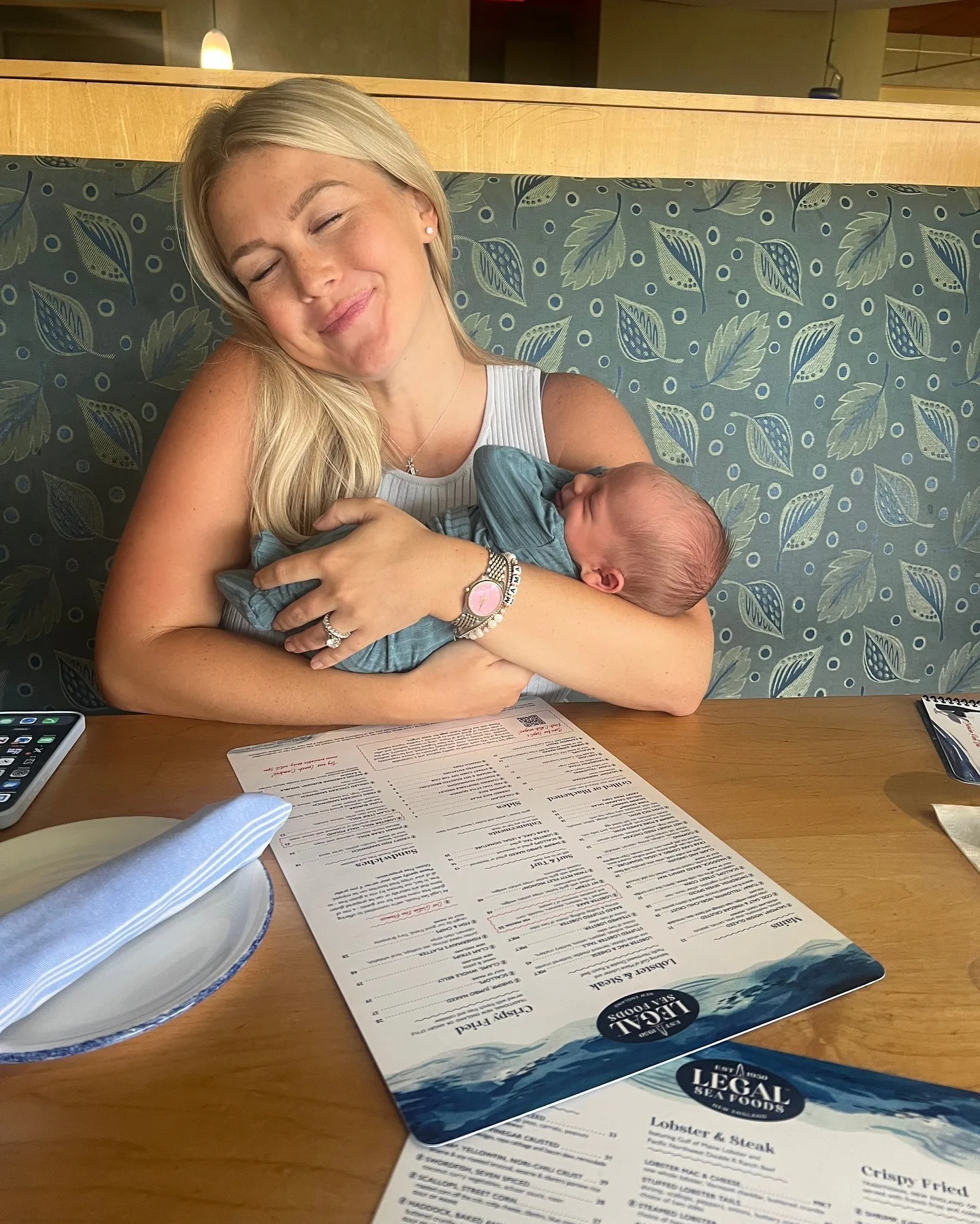 Not every family moment unfolded at home, but photographs like this help explain why Leavitt's announcement focused so heavily on time with her children. Her next chapter appears designed to create more room for precisely these quieter moments.
