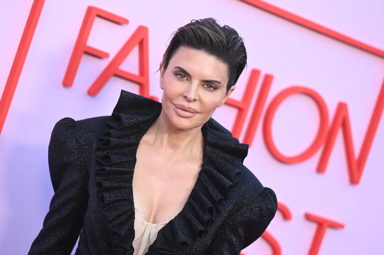 Lisa Rinna at the Fashion Trust U.S. Awards in Beverly Hills, California on April 9, 2024.