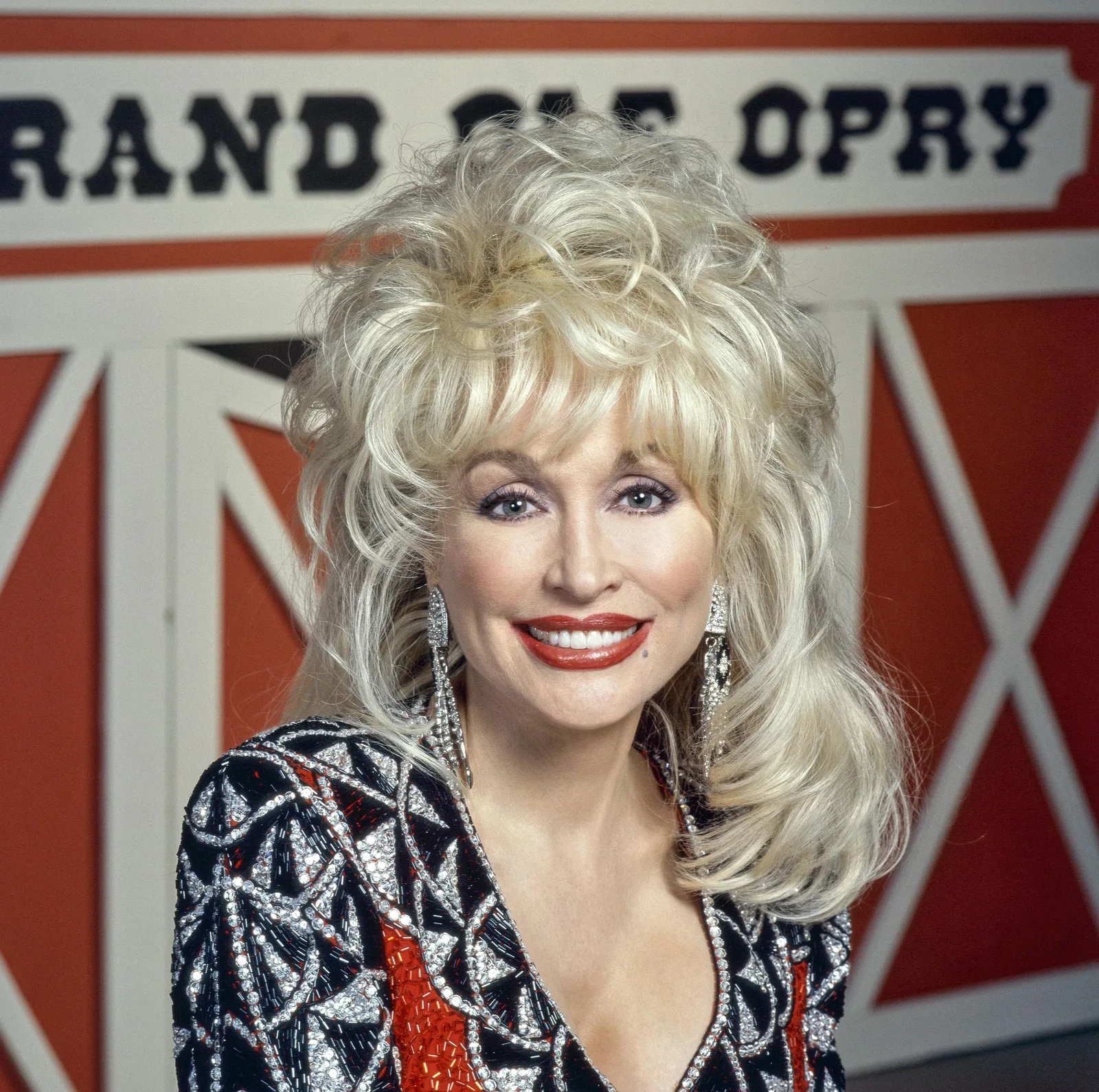 Dolly Parton at CBS television country music special.