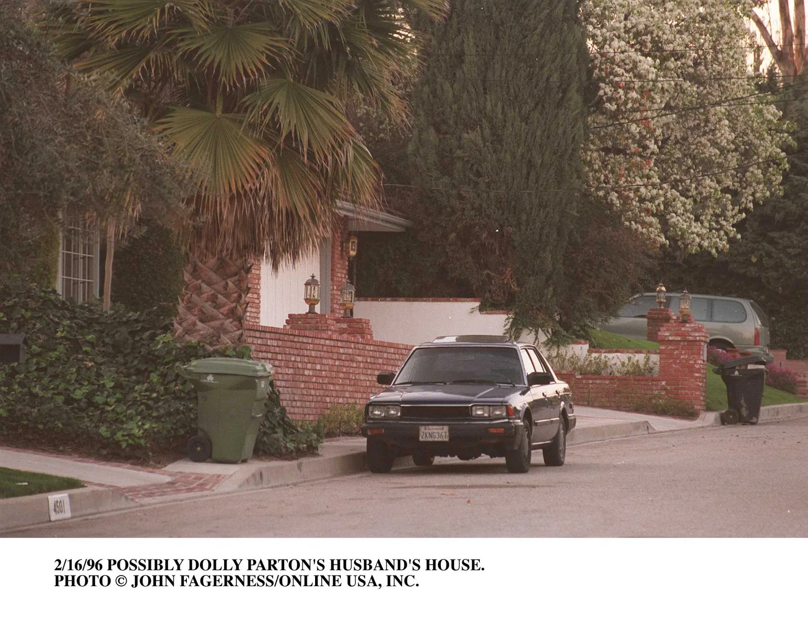 Carl Dean's house photographed on February 16, 1996