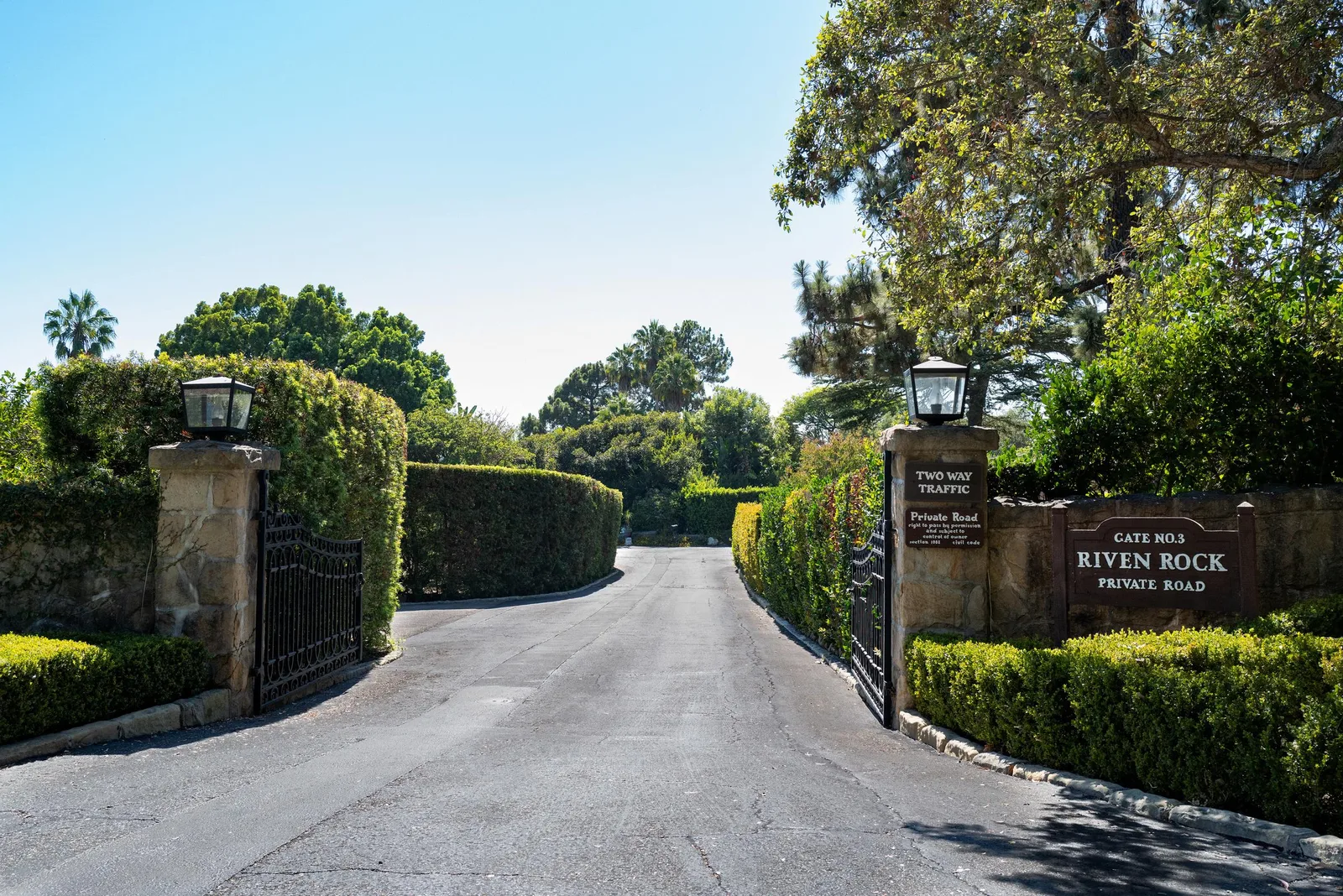 The Sussexes lived behind the private gates of Montecito's Riven Rock neighborhood, an area known for large estates and secluded properties. Their home there became the family's U.S. base for six years.