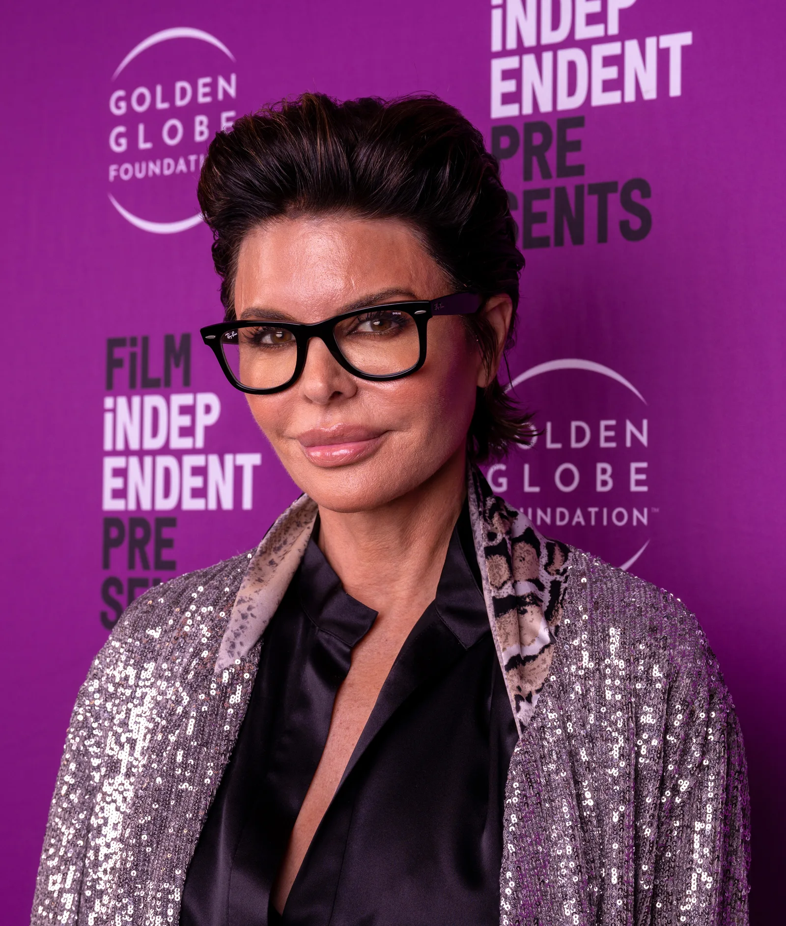 Lisa Rinna at the Film Independent presentation of "Slip" in Los Angeles, California on May 11, 2026.